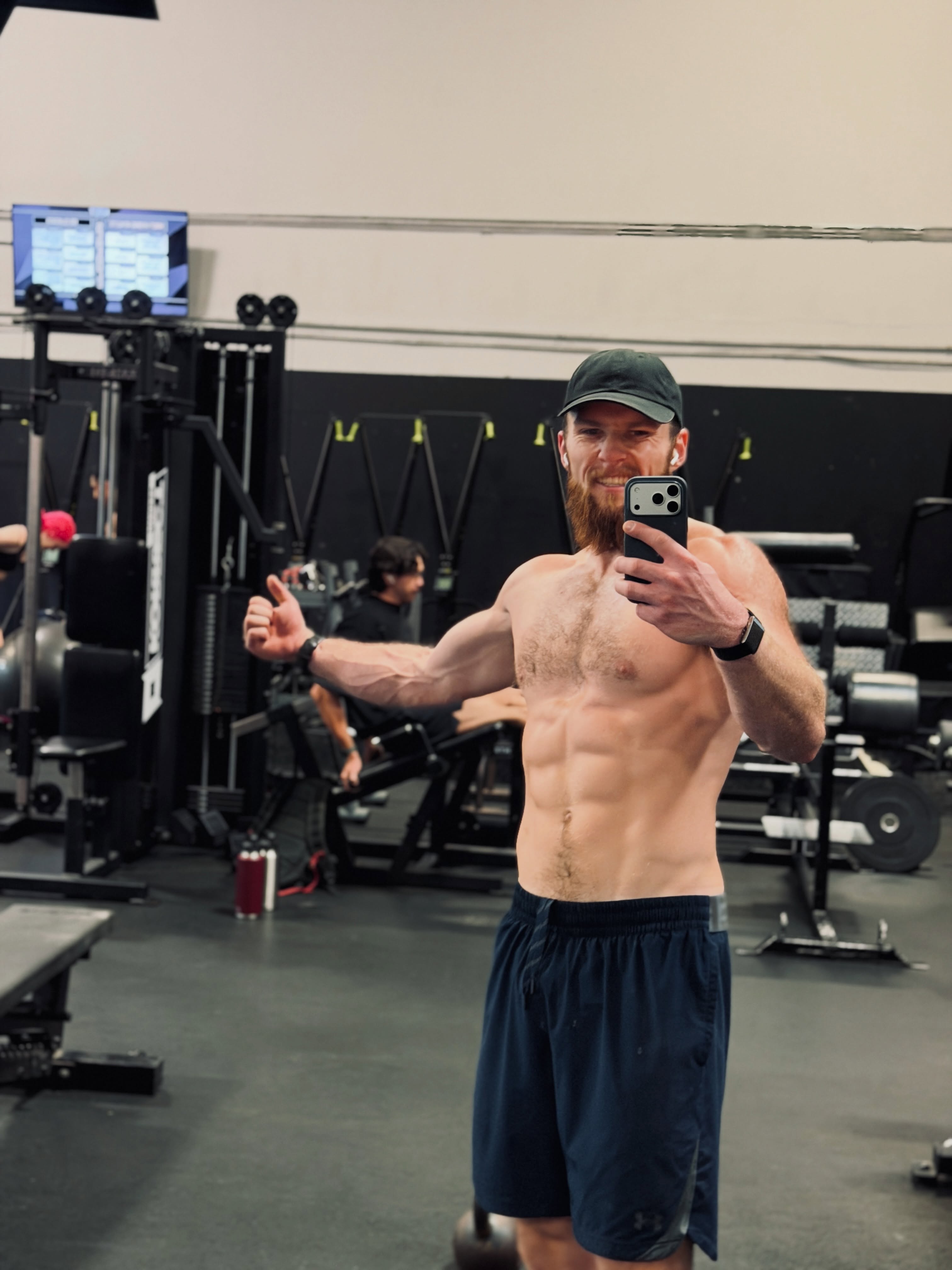 Instagram carousel from @bradymwilson: pivoting to more lifting & less running/biking.