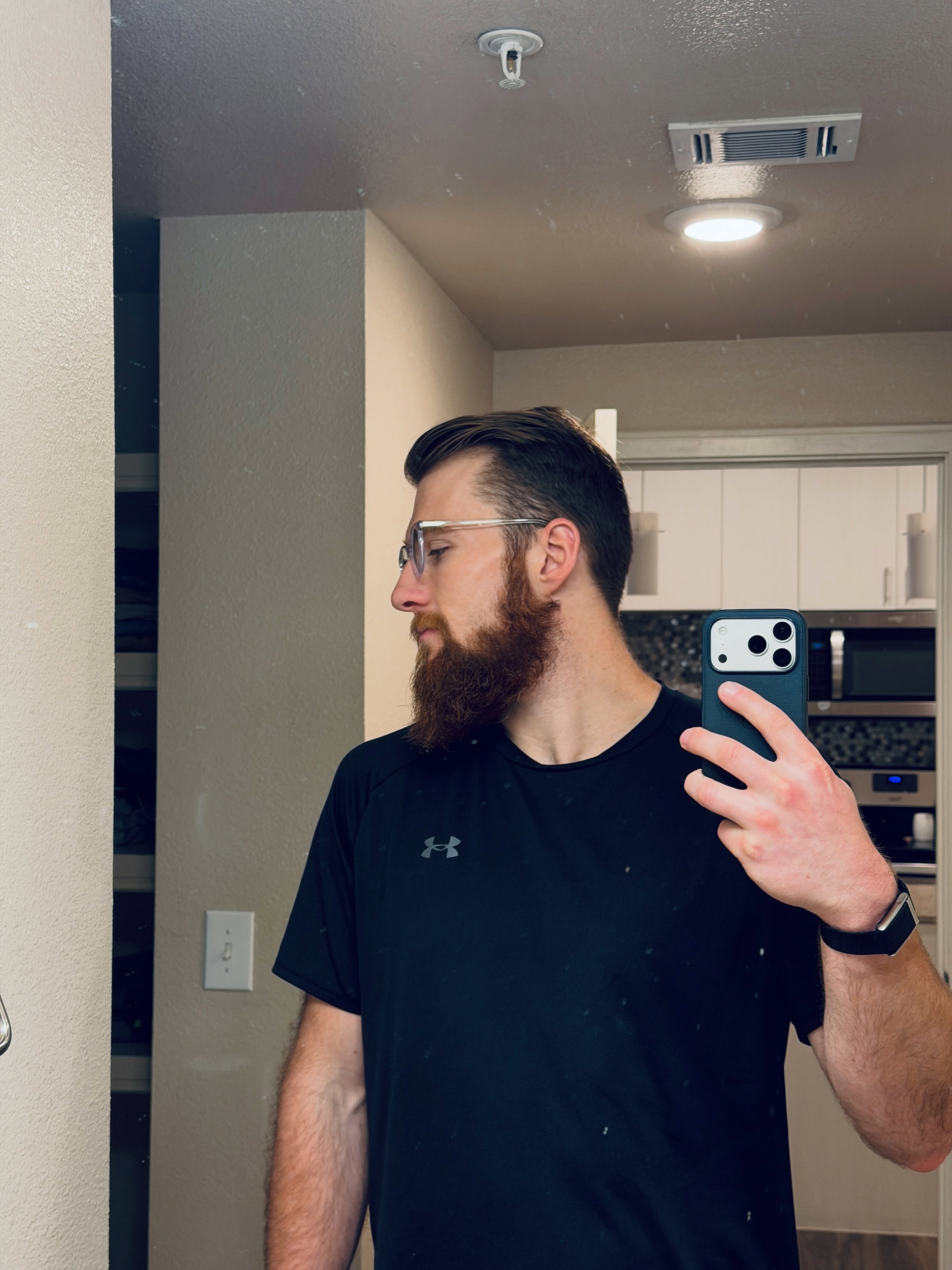 Instagram carousel from @bradymwilson: new glasses.