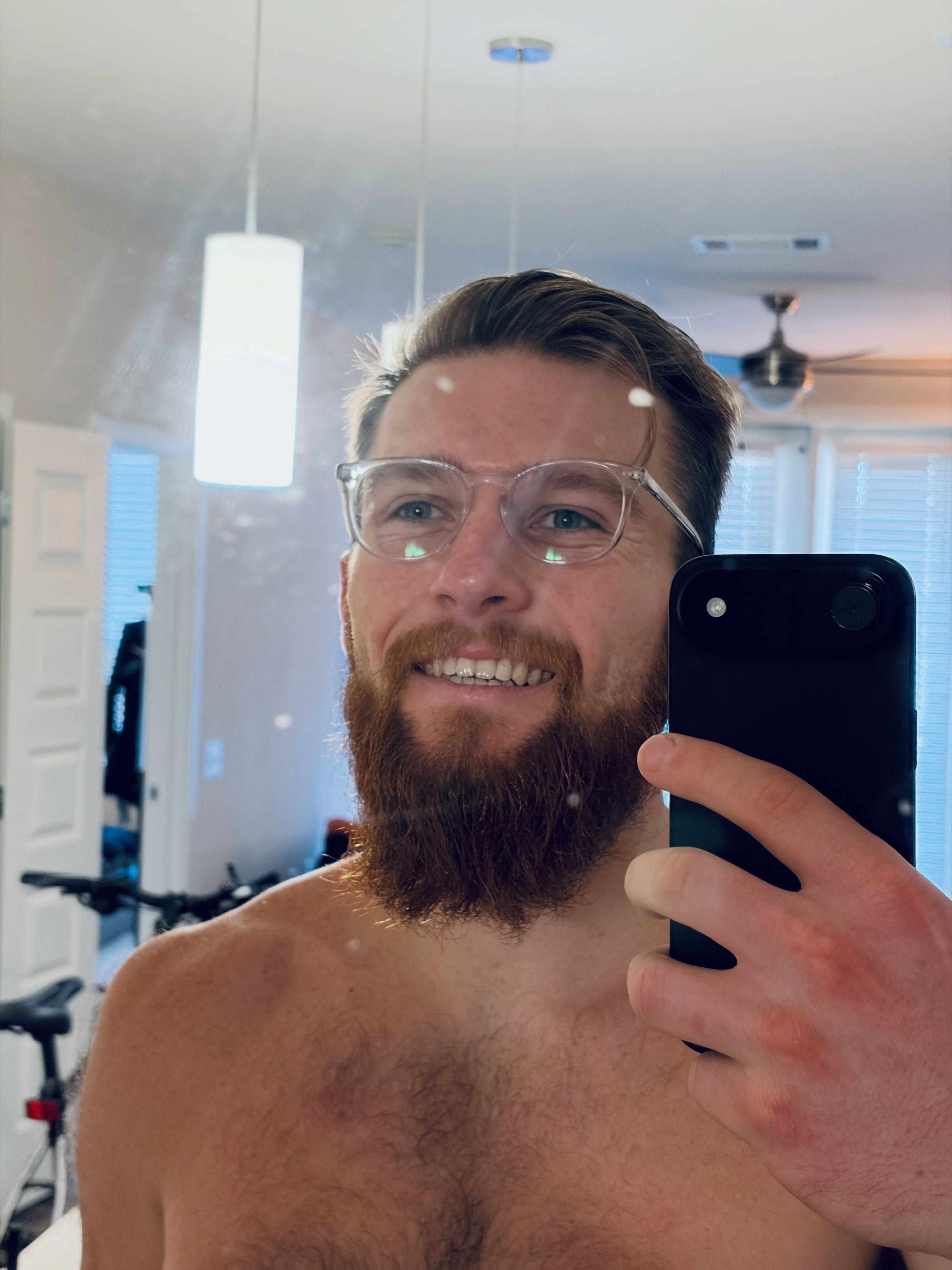 Instagram carousel from @bradymwilson: new glasses.