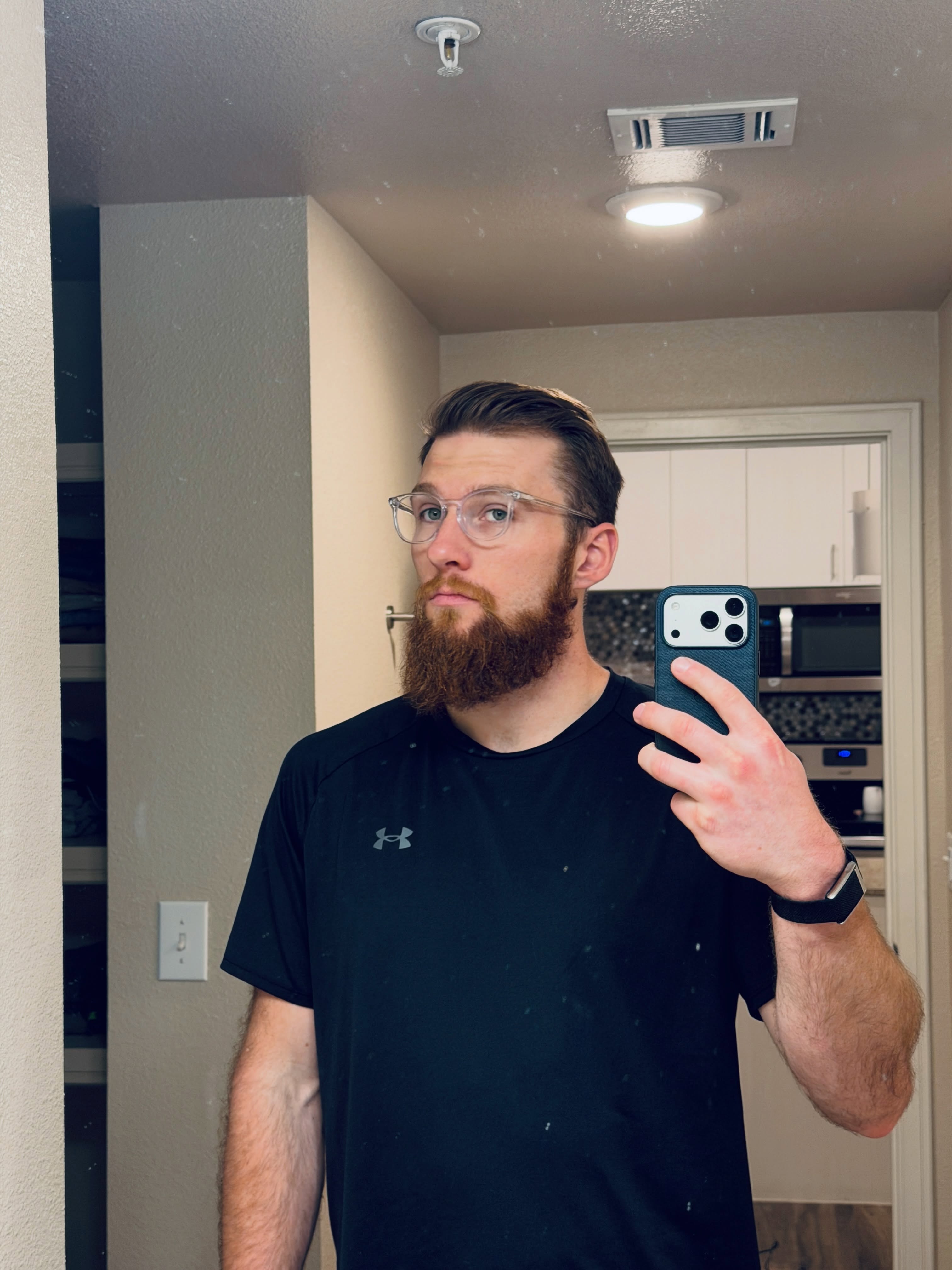 Instagram carousel from @bradymwilson: new glasses.