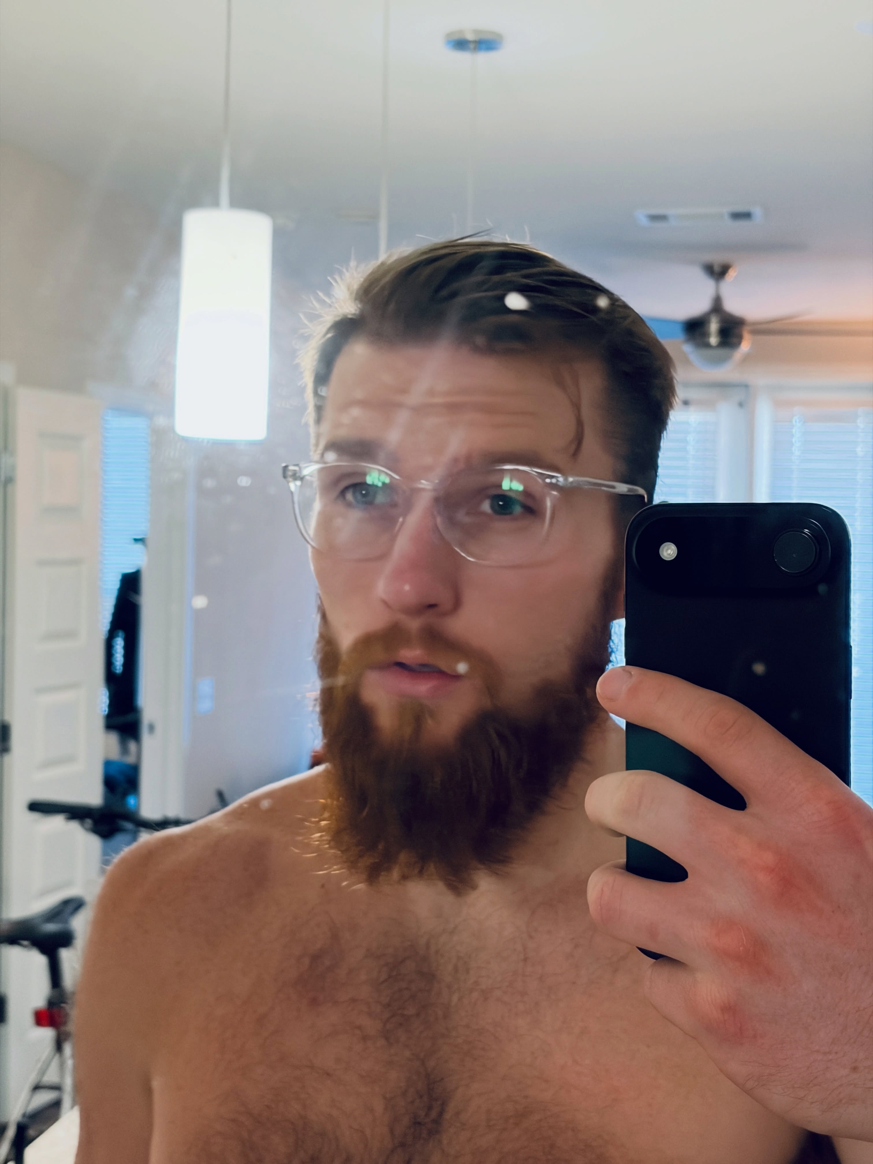 Instagram carousel from @bradymwilson: new glasses.