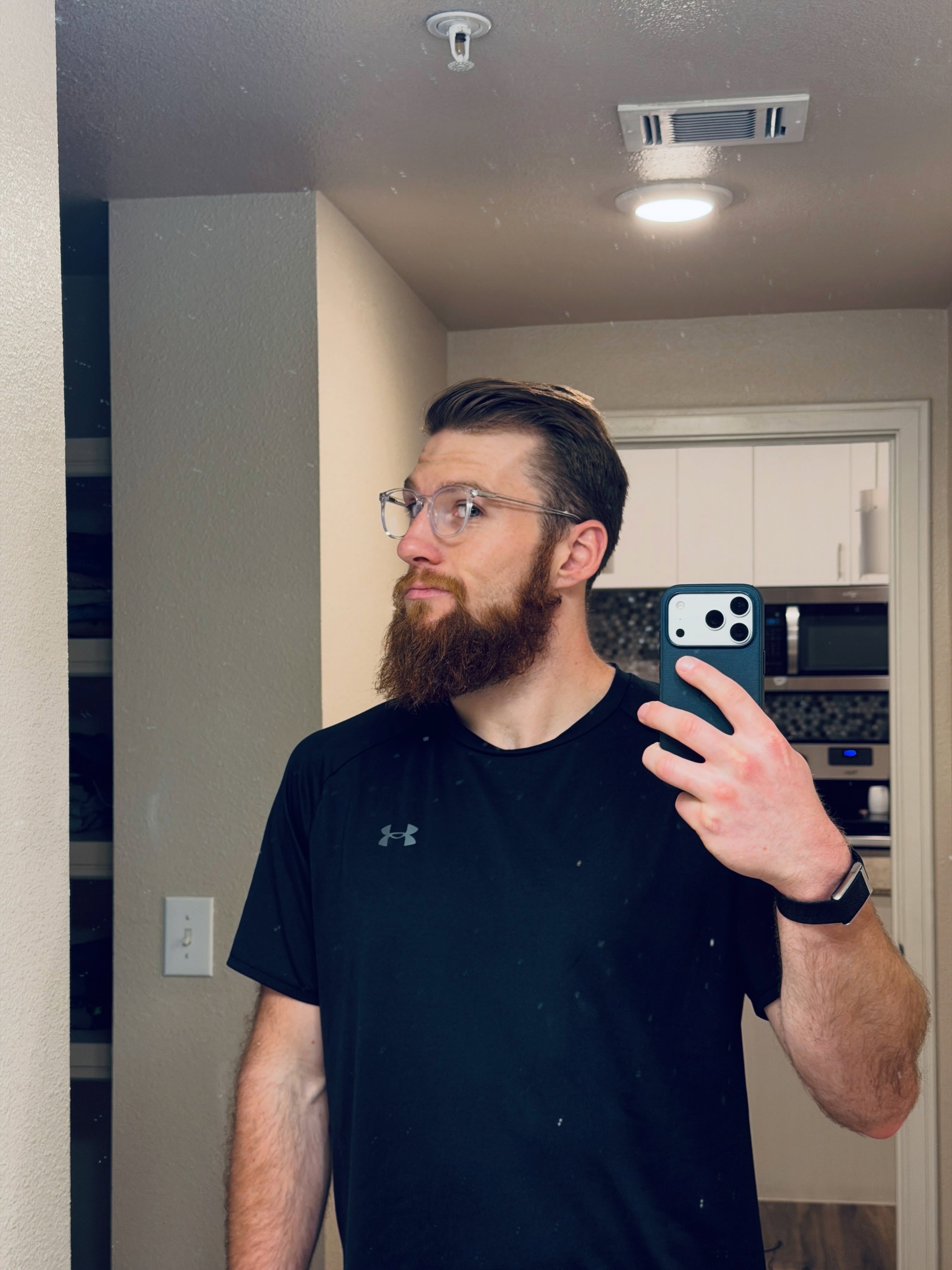 Instagram carousel from @bradymwilson: new glasses.