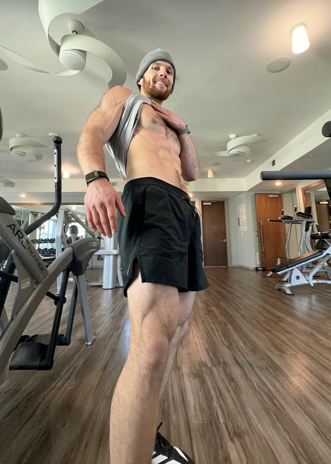 Brady Wilson at the gym in Austin, Texas.